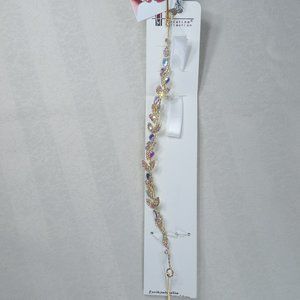 Christina Collection Aurora Borealis Clear Rhinestone Hair Vine Hair Accessory